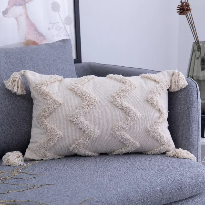 Vintage Textured Pillow Cover