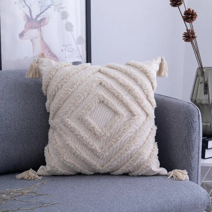 Vintage Textured Pillow Cover