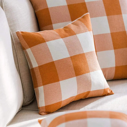 Classic Plaid Home Cushion Cover - Cofik