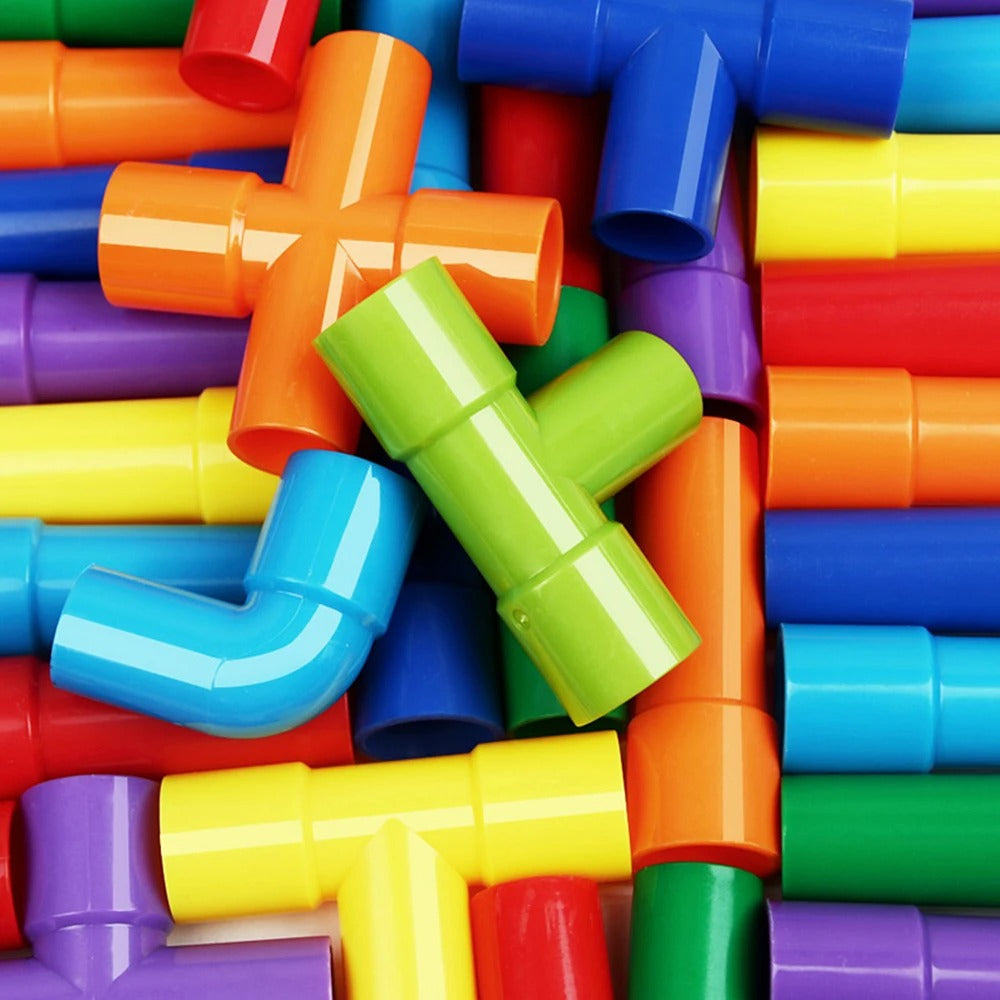 Fun Kids Construction Toy Block Set