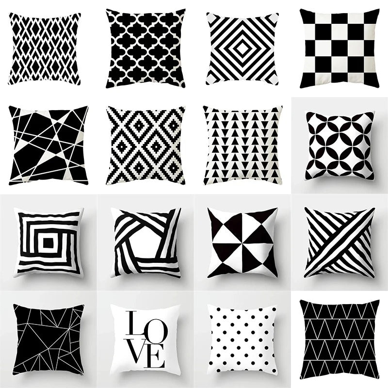 Modern Geometric Decor Pillow Cover