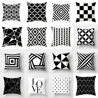Modern Geometric Decor Pillow Cover