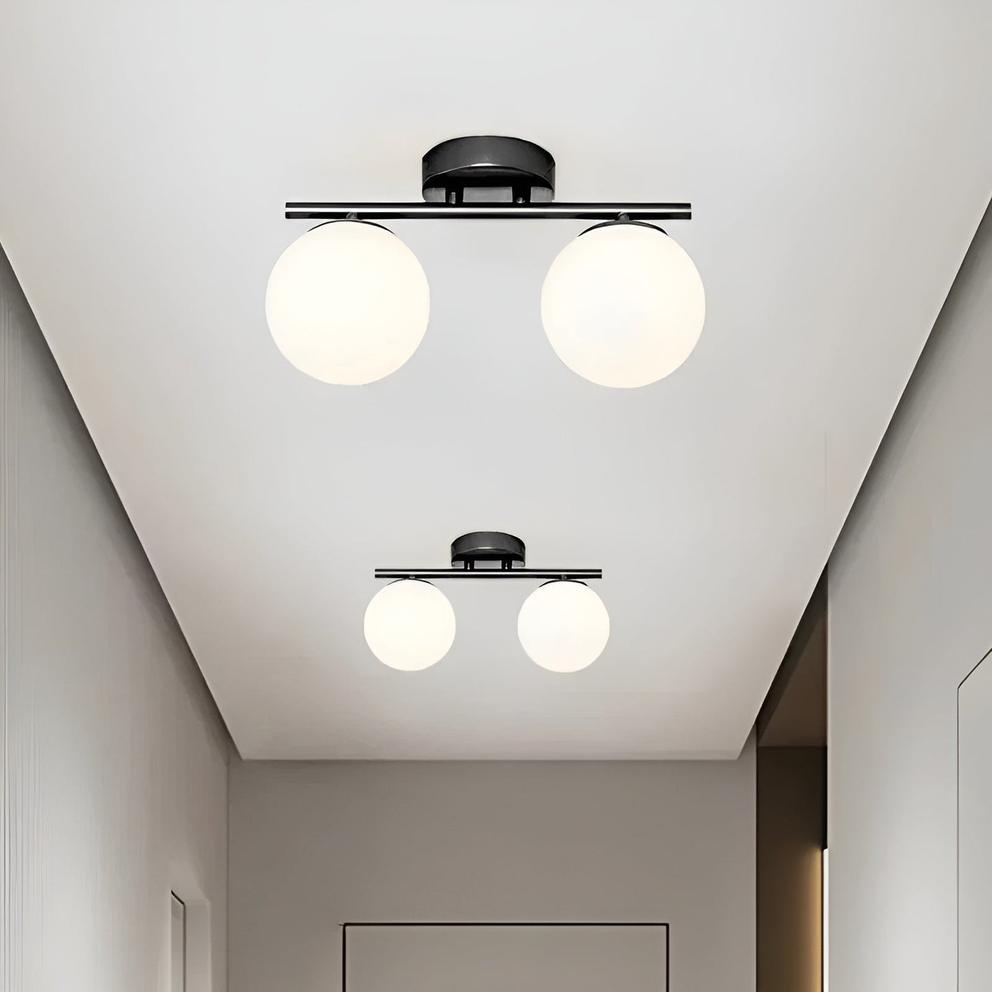 Modern Glass LED Ceiling Lamp