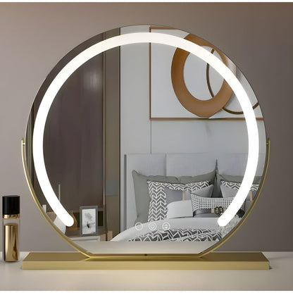 Bright LED Vanity Mirror with Adjustable Lighting