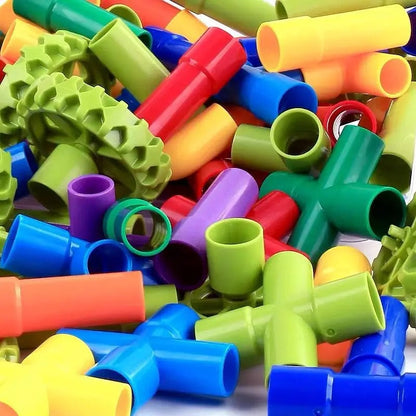 Fun Kids Construction Toy Block Set