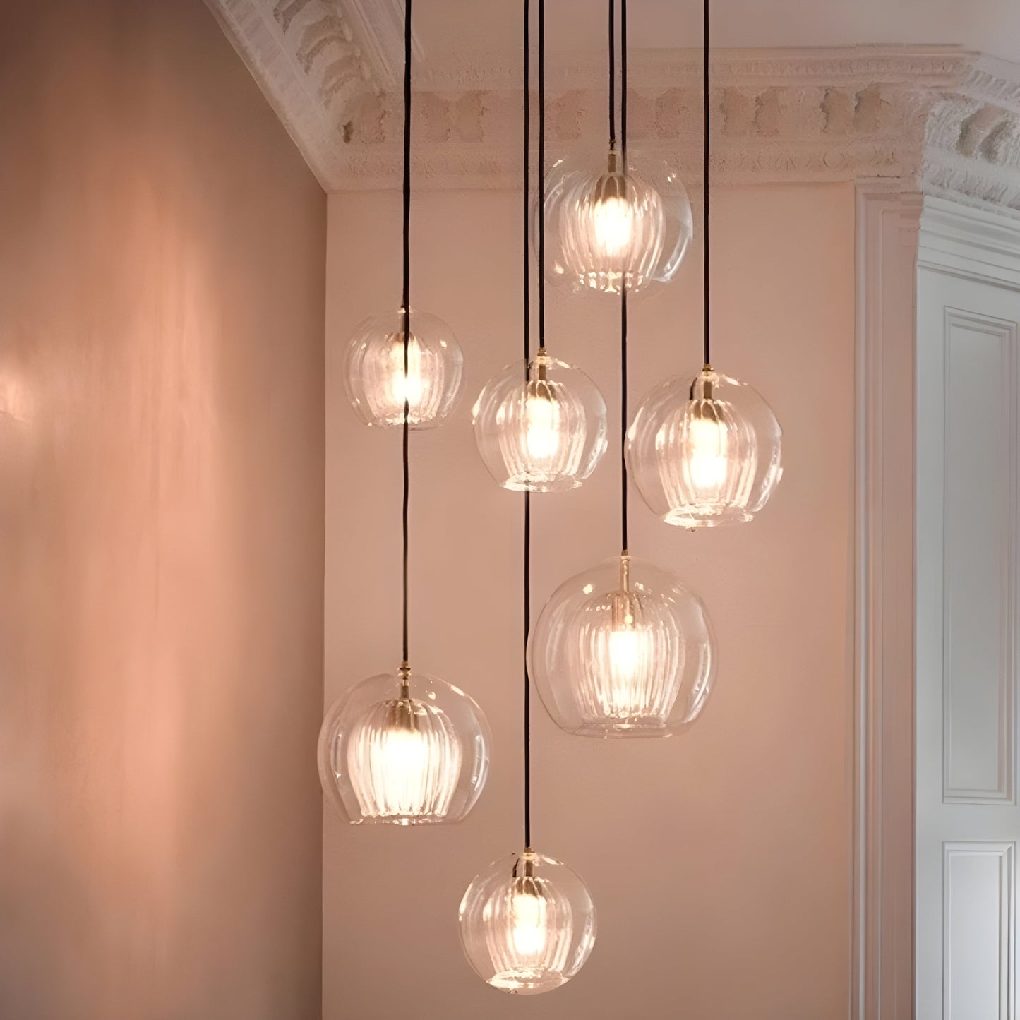 Elegant Glass Drop Pendant Lamp