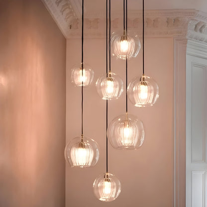 Elegant Glass Drop Pendant Lamp