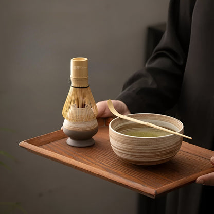 Traditional Green Tea Ceramic Set 4 Piece
