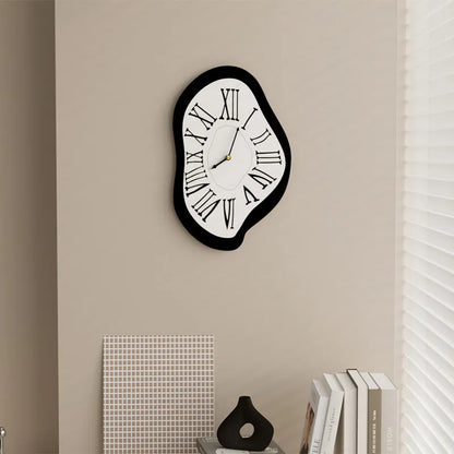 Unique Black Wall Clock: Modern & Chic Design - Cofik