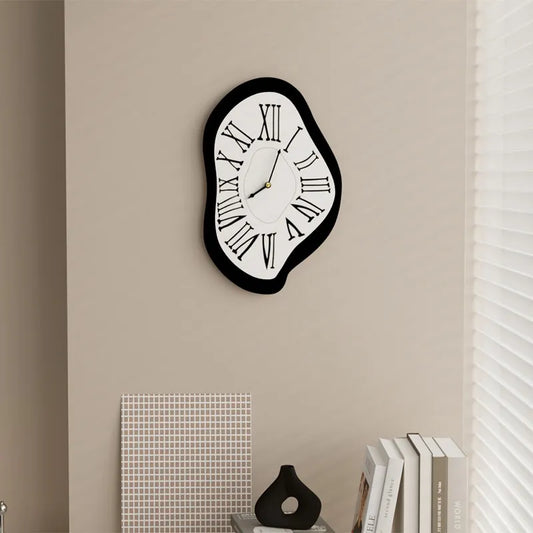 Unique Black Wall Clock: Modern & Chic Design - Cofik
