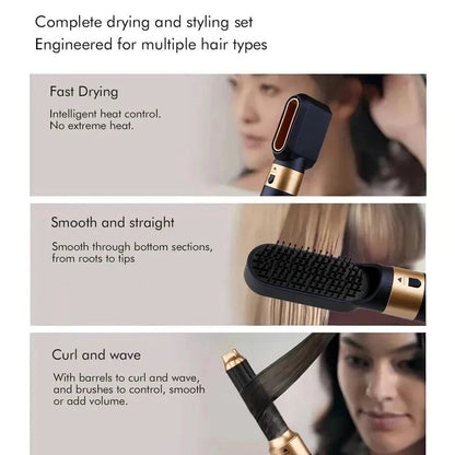 Multi-Function Hot Air Hair Curler