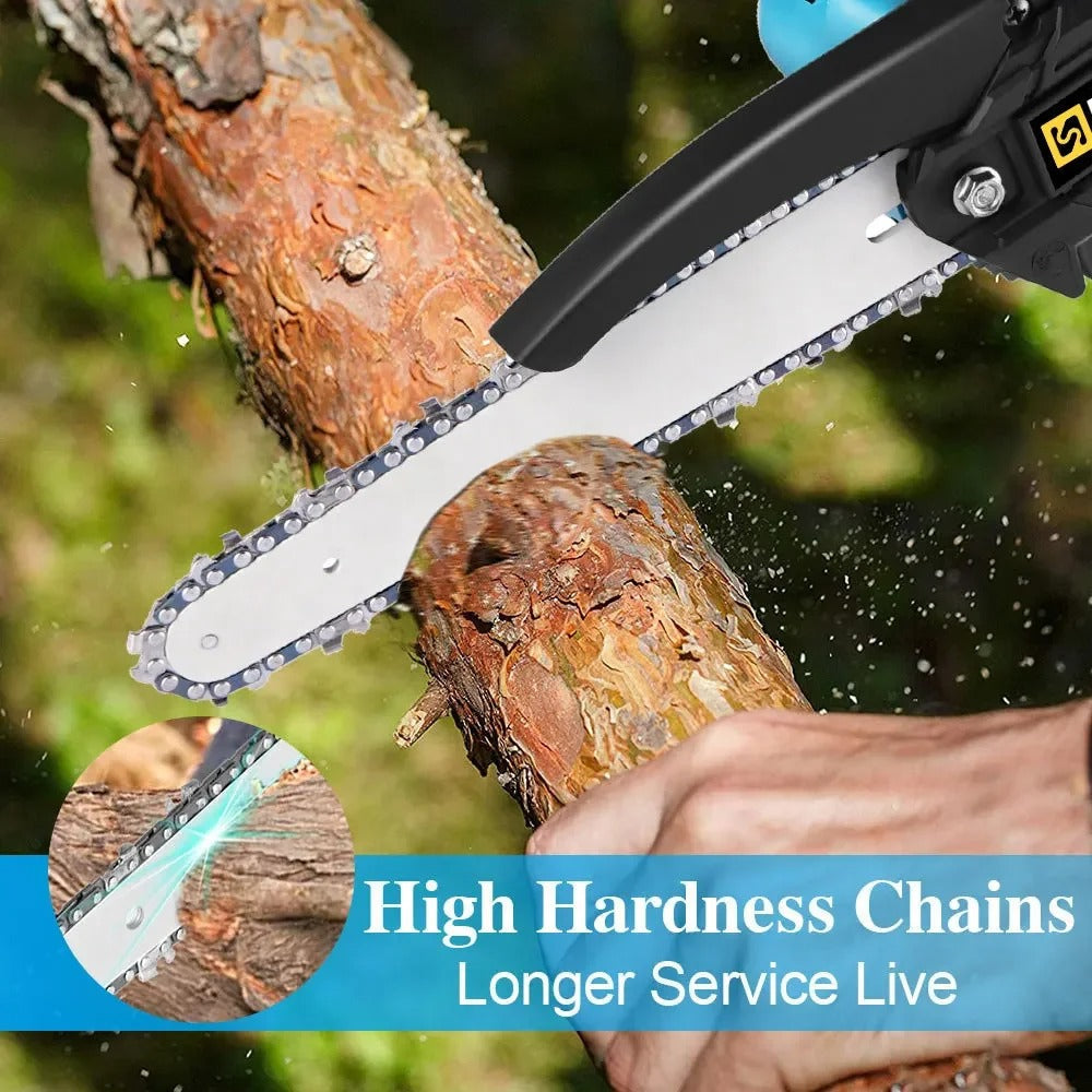 Portable Electric Chainsaw for Easy Cutting