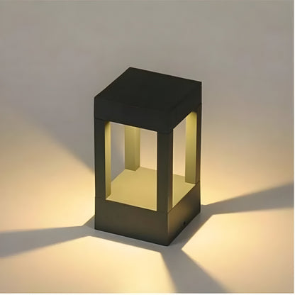 Outdoor Solar Powered Aluminum Garden Lamp