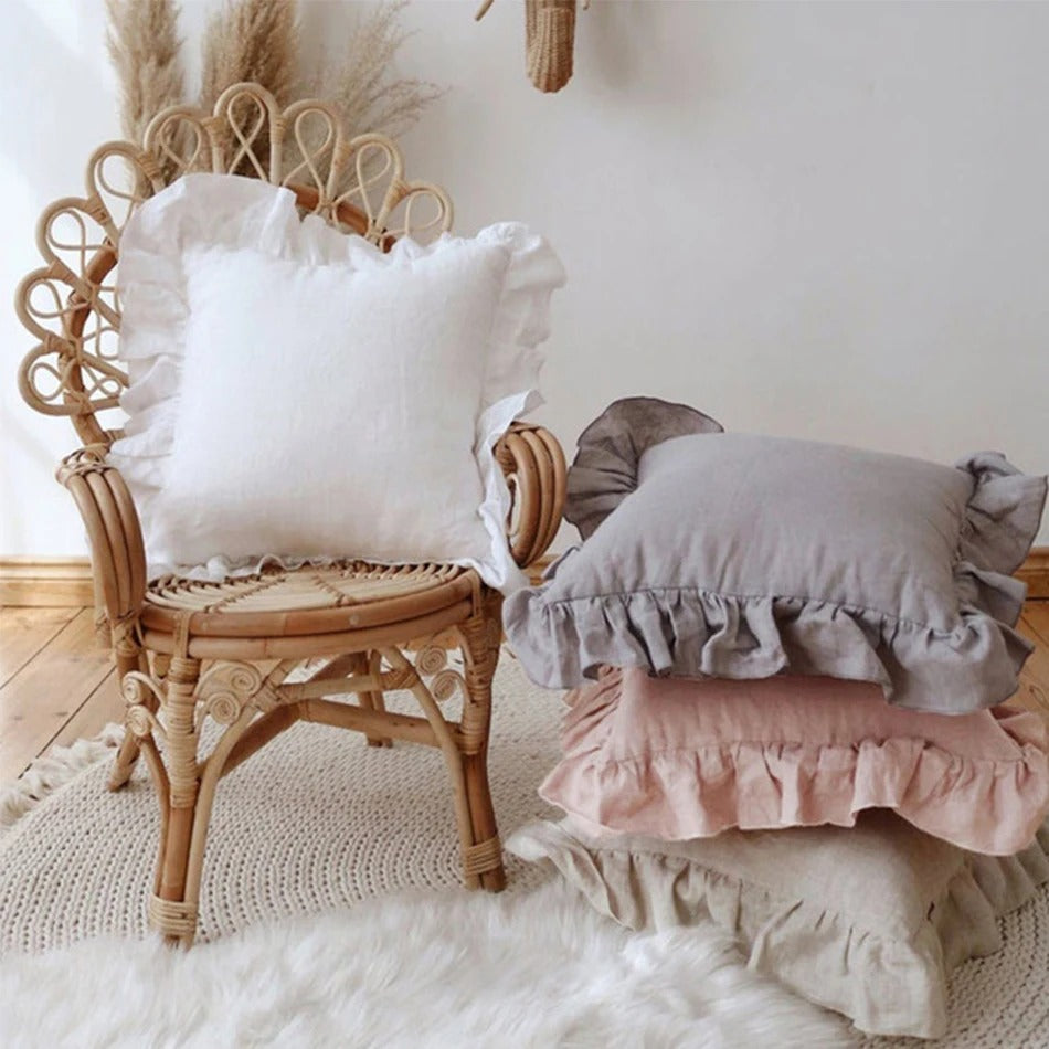 Soft Ruffled Pillow Cover - Cofik