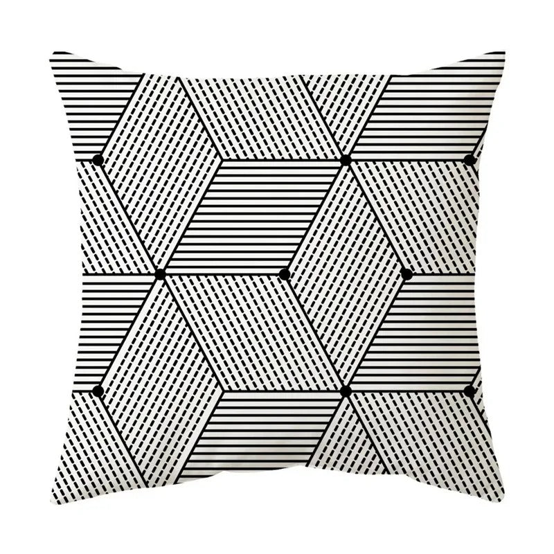 Modern Geometric Decor Pillow Cover