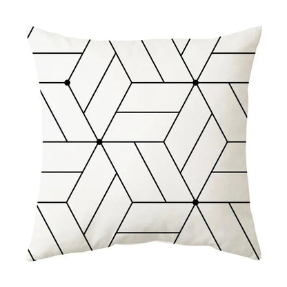 Modern Geometric Decor Pillow Cover