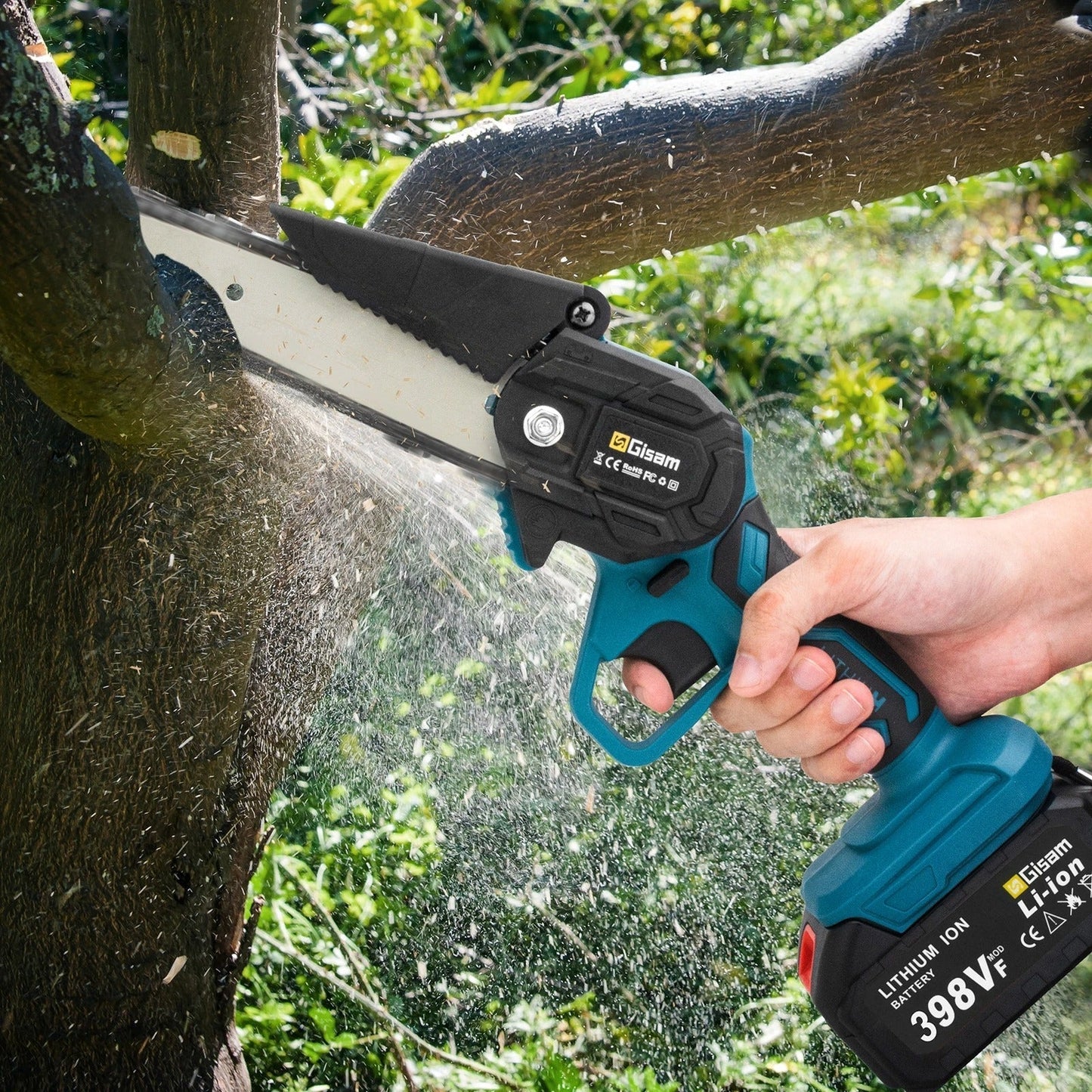 Portable Electric Chainsaw for Easy Cutting