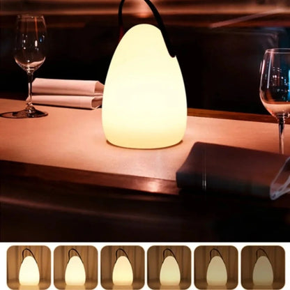 Compact Wireless LED Table Lamp with Remote