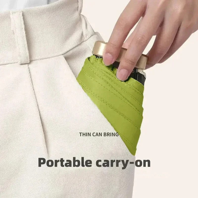 Compact Portable Rain Umbrella (Waterproof & Stormproof)