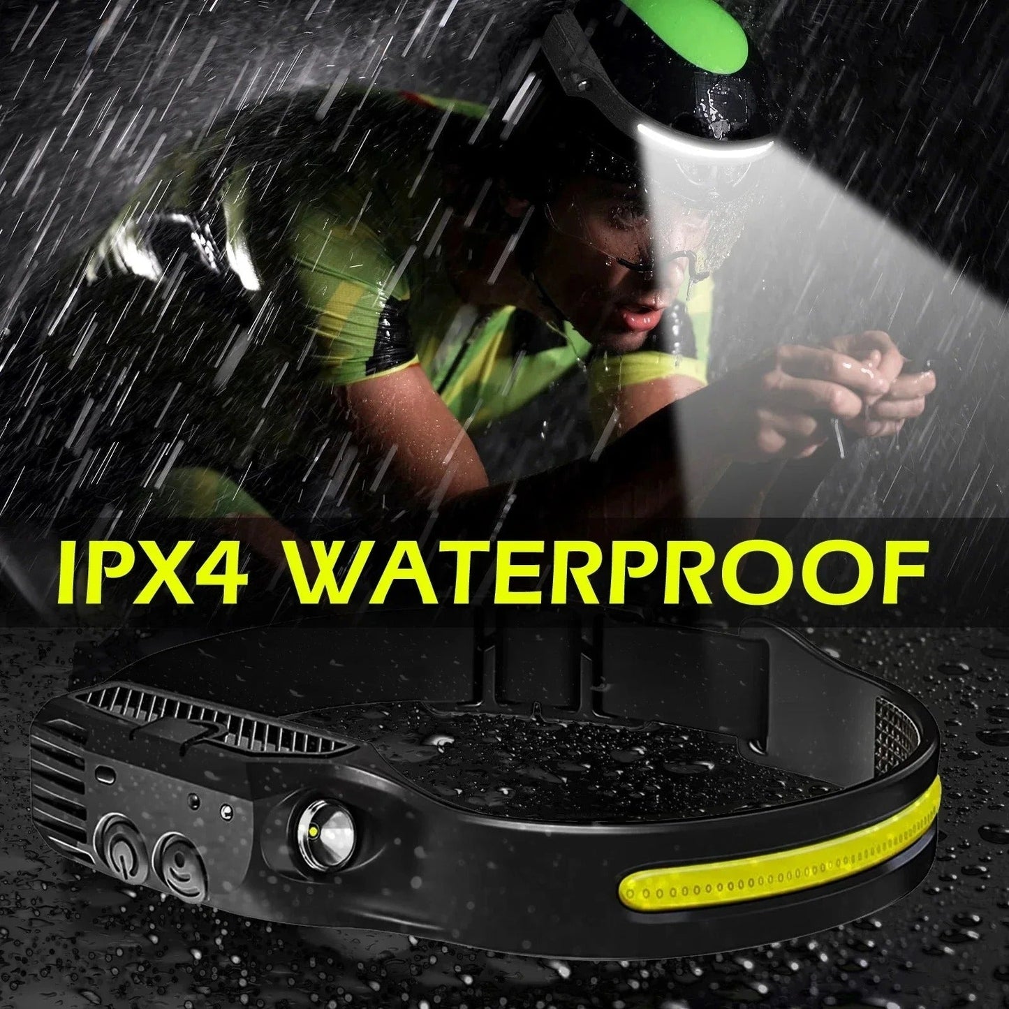 Waterproof LED Headlight for Running Hiking