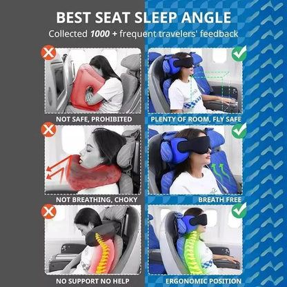 Comfortable Airplane Neck Pillow Set