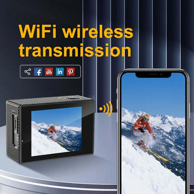 Wireless HD Underwater Action Cam