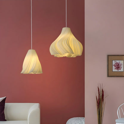 Beautiful 3D Printed Floral Pendant Lamp