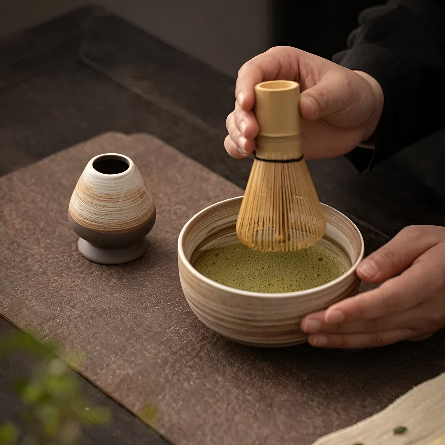 Traditional Green Tea Ceramic Set 4 Piece