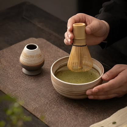 Traditional Green Tea Ceramic Set 4 Piece