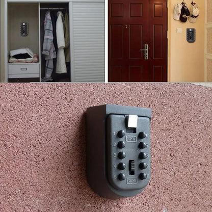 Secure Key Lock Box for Home and Outdoor Use