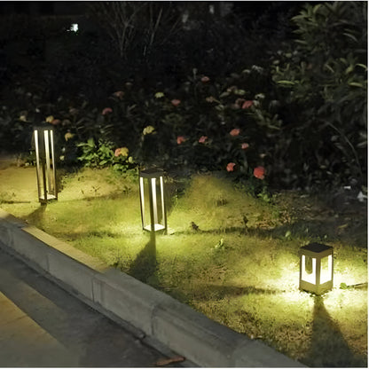 Outdoor Solar Powered Aluminum Garden Lamp