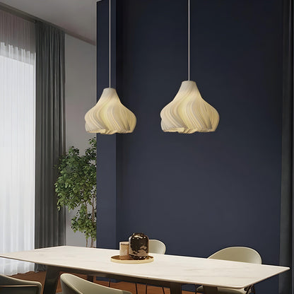 Beautiful 3D Printed Floral Pendant Lamp
