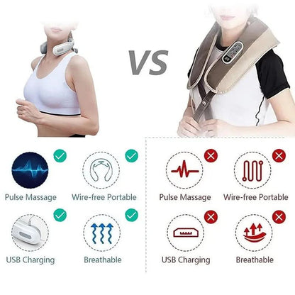 Relaxing 4-in-1 Neck Massager with Heat Therapy