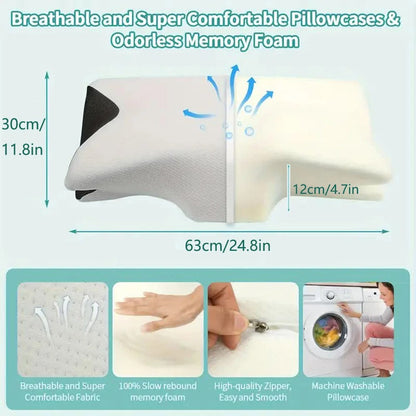 Contoured Supportive Travel Neck Pillow
