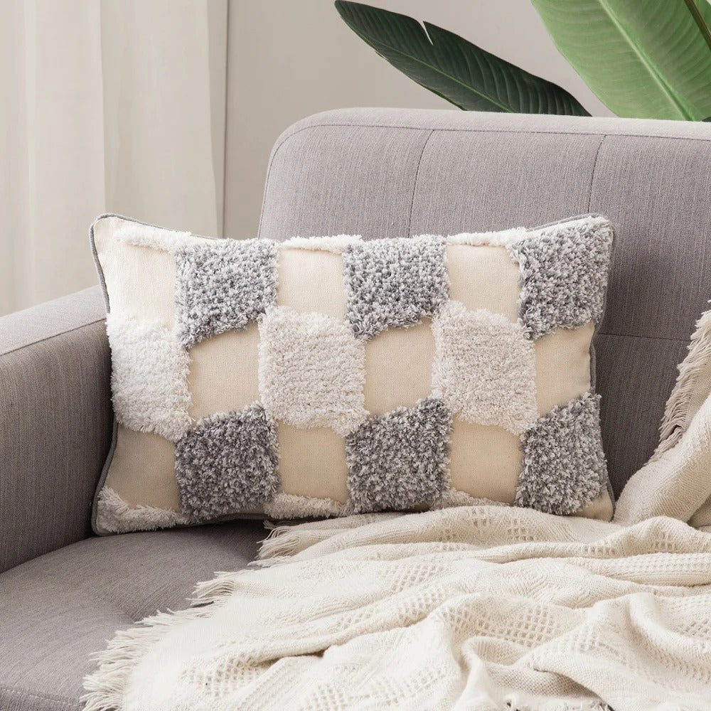 Vintage Textured Pillow Cover