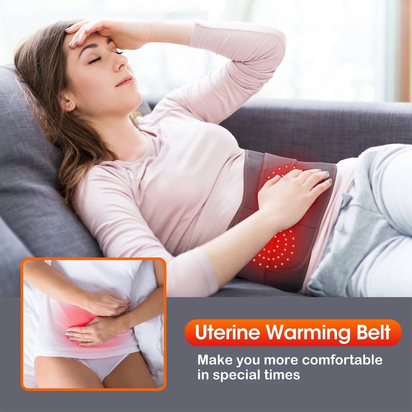Warm Back Support for Lower Back Pain Relief