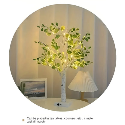 Stylish Tree Table Lamp – Soft Warm LED Lighting