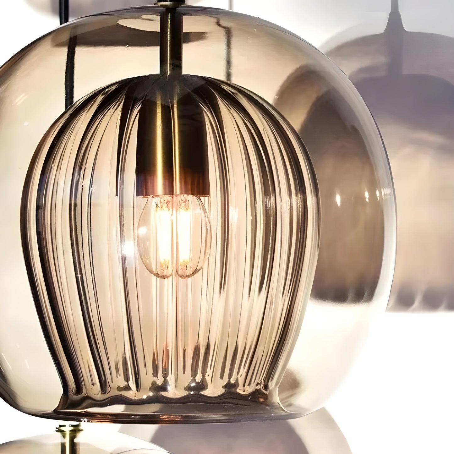 Elegant Glass Drop Pendant Lamp