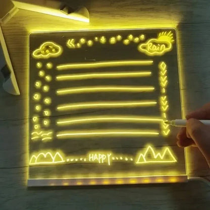 Colorful Kids Art LED Drawing Tablet