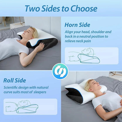 Contoured Supportive Travel Neck Pillow