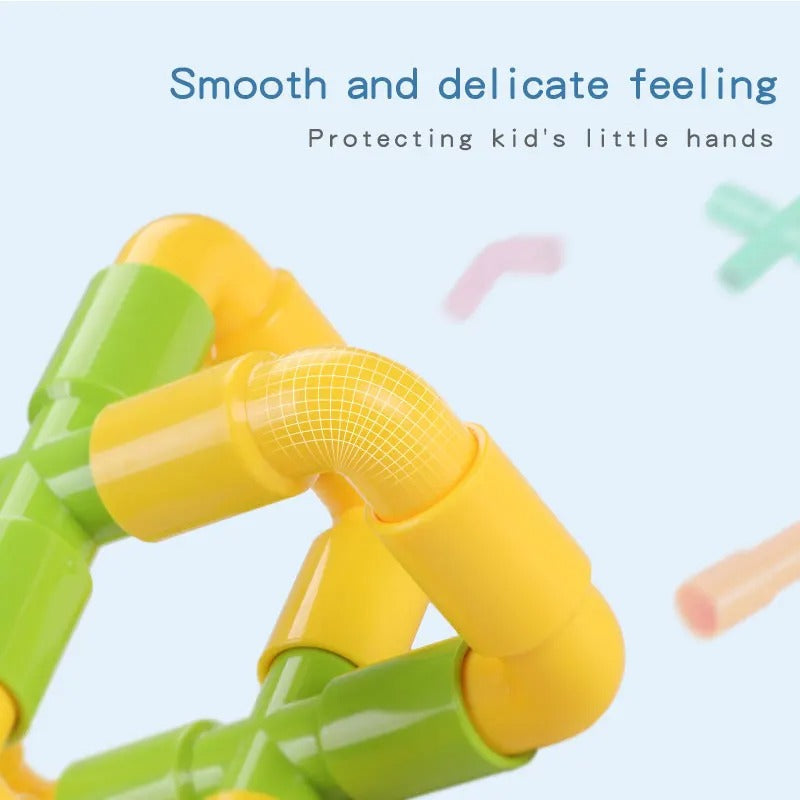 Fun Kids Construction Toy Block Set