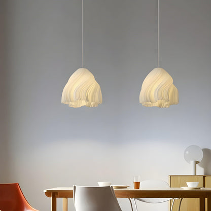 Beautiful 3D Printed Floral Pendant Lamp