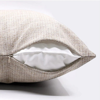Luxurious Cotton Cushion Cover with Colorful Tassels