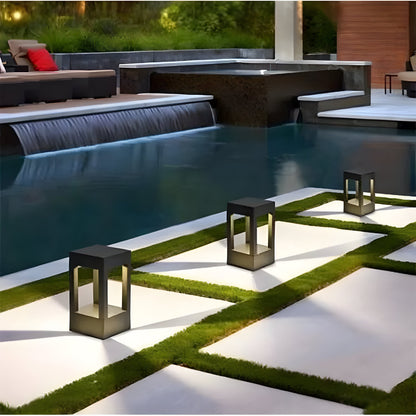 Outdoor Solar Powered Aluminum Garden Lamp - Cofik