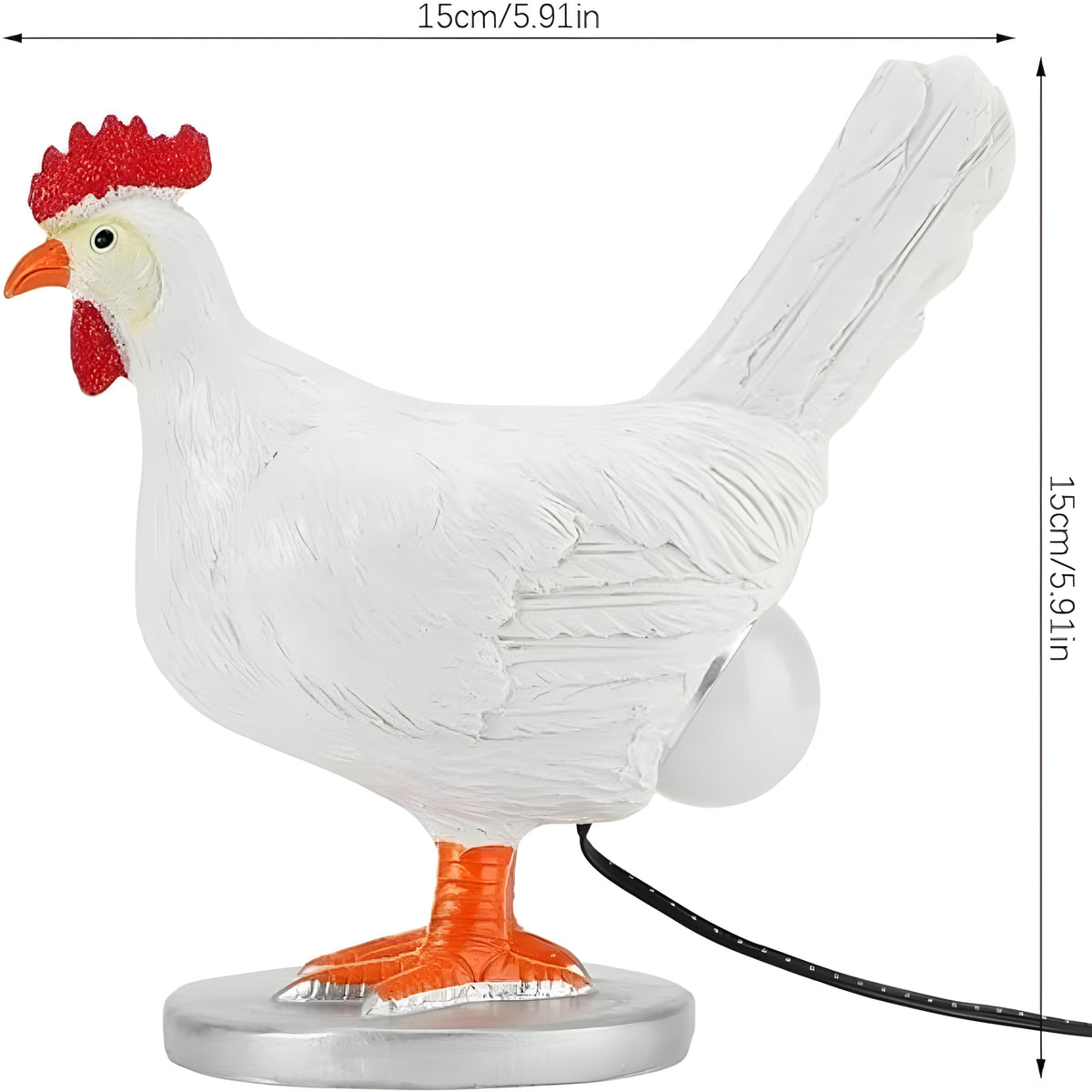 Cute Chicken Table Light with Soft LED Glow