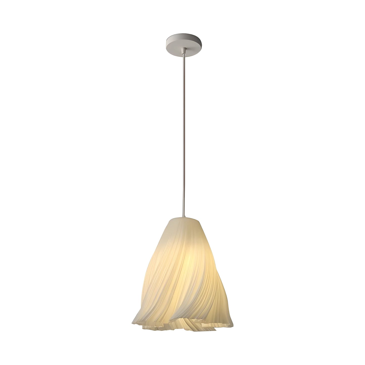 Beautiful 3D Printed Floral Pendant Lamp