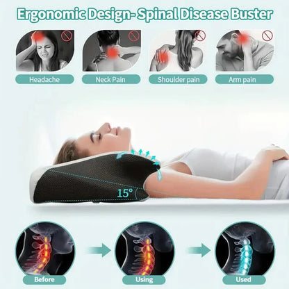 Contoured Supportive Travel Neck Pillow