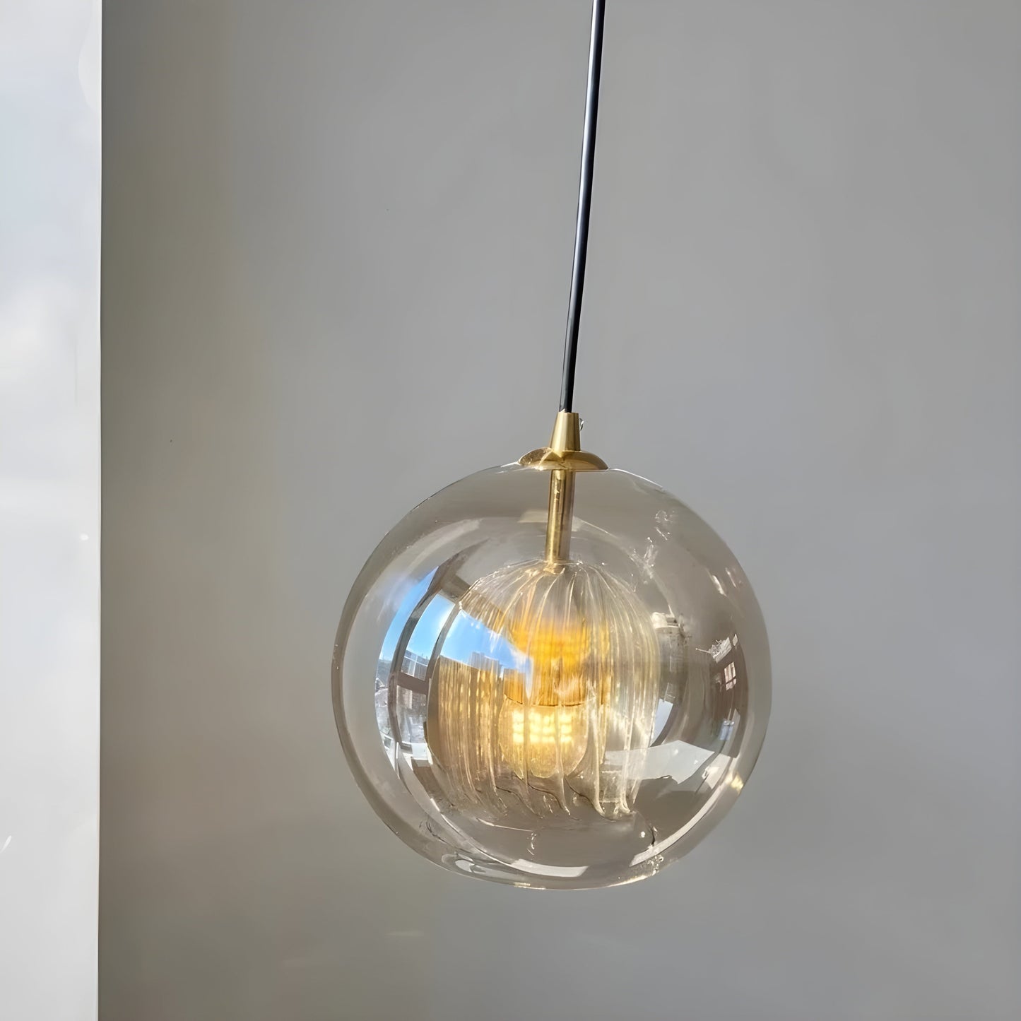 Elegant Glass Drop Pendant Lamp