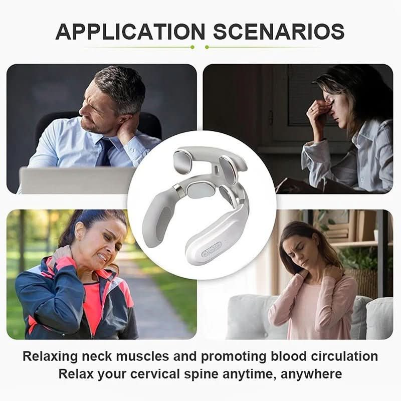 Relaxing 4-in-1 Neck Massager with Heat Therapy