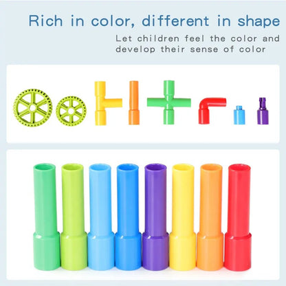 Fun Kids Construction Toy Block Set